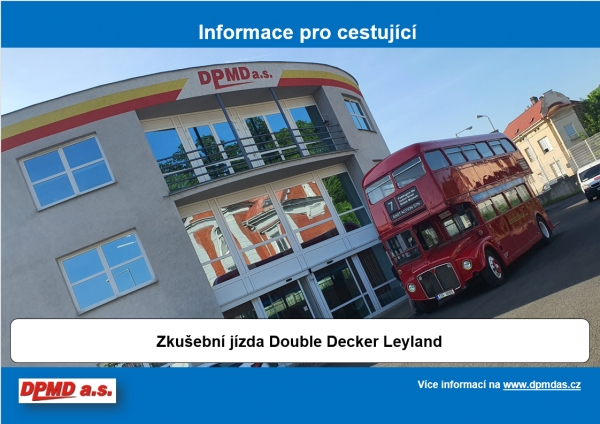 Zkušební jízda Double Decker Leyland