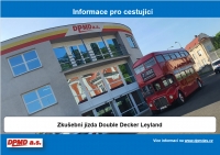 Zkušební jízda Double Decker Leyland