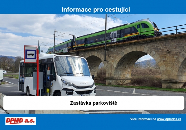 Omezení v zastávce parkoviště