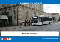 Podzimní prázdniny a jízdní řády