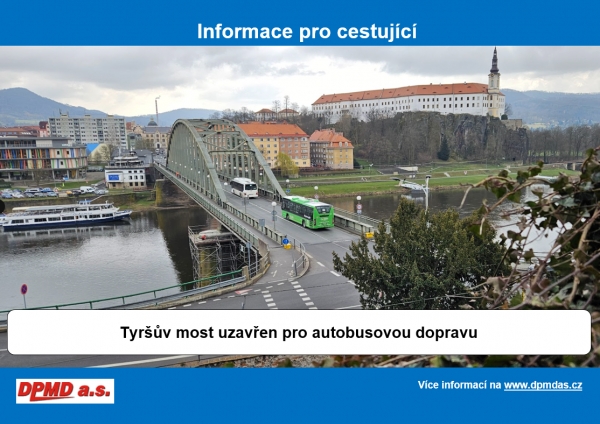 Omezení Tyršův most